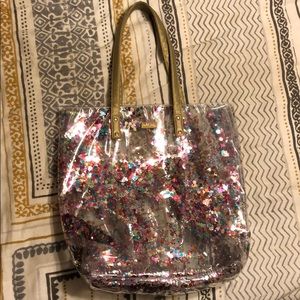 Clear sparkly bag